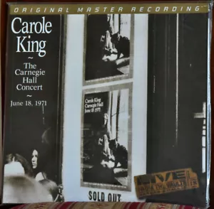 MOBILE FIDELITY MFSL351 Carol KING "Carnegie Hall Concert" 180g 2LP #1562 SEALED - Picture 1 of 2