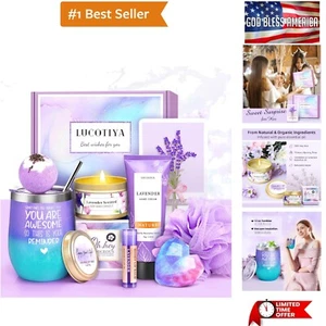 Gifts for Women, Mother's Day Gifts Basket for Woman Birthday Wine Tumbler Se... - Picture 1 of 7