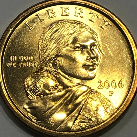 2006 P&D - Native American Golden Dollar Coin Set Cover