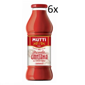6x Mutti Passata Emiliana Tomatenpüree 100% Emilianische Tomate Flasche 400g - Bild 1 von 1