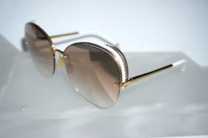 NEW AUTHENTIC BOUCHERON BC 0034S 001 SUNGLASSES - Picture 1 of 6