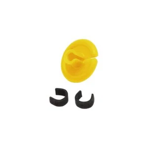 OMP String Love 2.0 9/16" Kisser Button, Yellow - 25 Pack - Picture 1 of 1
