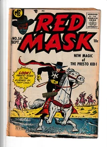 Maschera rossa fumetto Sussex vintage n. 54 settembre 1957 - Foto 1 di 3