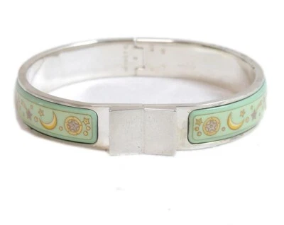 Authentique bracelet émaillé HERMES en argent sterling #2865 - Photo 1/4