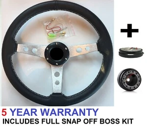 SCHNELLSPANNER KLASSISCHES LENKRAD & BOSS KIT FÜR LAND ROVER HONDA ROVER 200  - Bild 1 von 7