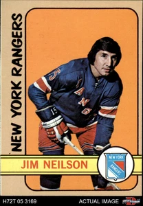 1972 Topps #66 Jim Neilson Rangers-Hockey 5 - EX - Picture 1 of 9