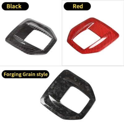 Carbon Fiber Car Center Gear Shift Trims For Alfa Romeo Giulia Stelvio 2017-2019 Foto 1 de 4