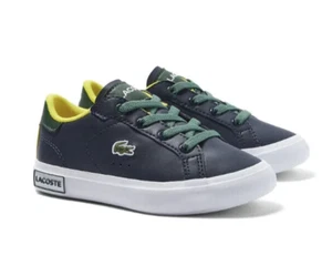 Tenis informales con cordones Lacoste Powercourt Junior talla UK3/US4/EU35.5 - azules - Imagen 1 de 6