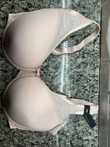 Curvy Couture Blushing Rose Sheer Mesh Plunge Push Up Underwire Bra, US 38G Nwt - Picture 1 of 4