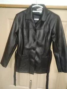 Highway Original Style Damen schwarz Kunstlederjacke Größe M - Bild 1 von 3