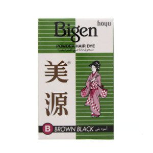 New Japan Bigen Powder Hair Dye 6g Brown Black | Free Shipping Worldwide