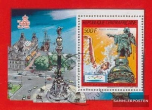 Francobolli Africa centrale Repubblica 1987 Mi Block414A usato 1987 Olympics Est - Foto 1 di 1