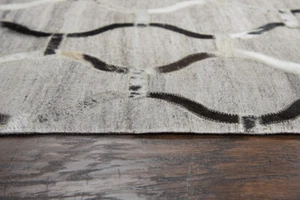 5x8 Rizzy Rugs Gray Geometric Shaded Gradient Area Rug WDT104 - Aprx 5' x 8' - Picture 1 of 1