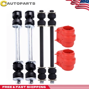 6pcs For 2006- 2008 2009 Ford Explorer Front & Rear Sway Bar Link & Bushing Kit - Picture 1 of 8