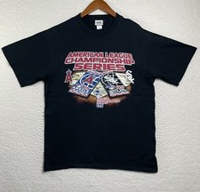 Vintage Y2K 2005 Chicago White Sox Angels American League Series Champion  Sz L