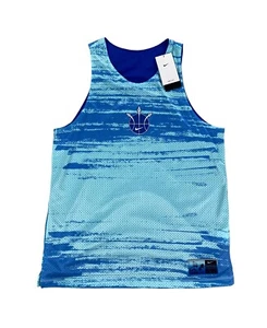 NEW Nike Standard Issue Reversible Mesh Basketball Mens Jersey Blue DV9606-482 - Picture 1 of 10