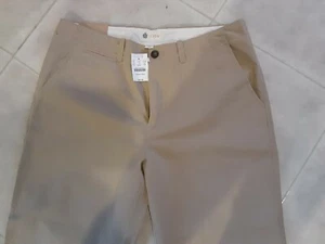 NEW J Crew Mens 2 Pair Khaki Regular Fit, Brown Relaxed Fit. Both Size 34/30. - Picture 1 of 12