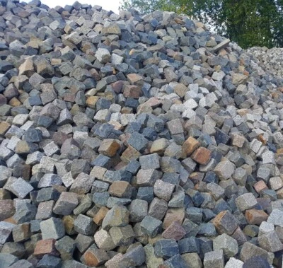 Pflastersteine gebraucht, bunt, Kleinpflaster - Bild 1 von 2