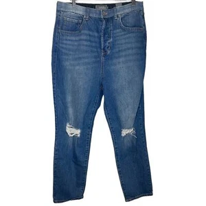 Jeans Torrid Capri Mamá Talla 10R Azul Recto Premium Clásico Denim Tiro Alto - Imagen 1 de 7