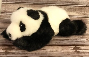 Dakin LI'L PRESCOTT Baby Panda Bär 11" Plüschtier schwarz & weiß Kuscheltier J2 - Bild 1 von 3