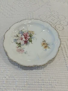 Vintage Porcelain 8” Painted Floral Gold Trim Salad Plate Habsburg China Austria - Picture 1 of 7