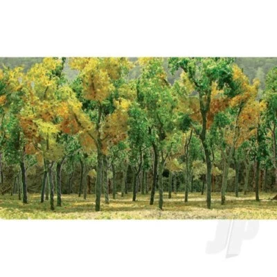 JTT (масштаб N) 95622 - Woods края деревьев - смешанный осени 2 "- 2-1/2" высотой (15 Pk) новый в коробке - Изображение 1 из 3