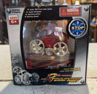 Radio Control Mini Red Stunt Racer Twister Buggy Car Wheelies Action NIB 7710 - Image 1 of 4