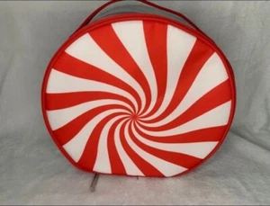 New Clinique Circle peppermint Makeup Bag - Picture 1 of 4