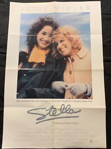 Vintage ""Stella"" Bette Midler"" 1990 gefaltetes D/S Filmposter WOW!