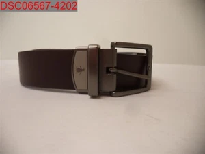 OriginalPenguin Men Brown FauxLeather AntiqueLook ReversibleBelt 34 015712040060 - Picture 1 of 7