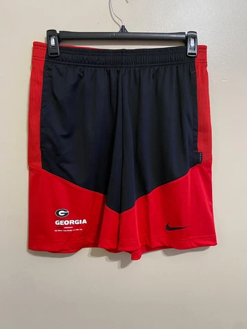Nike Team Issued Georgia Bulldogs UGA Dawgs Dri-FIT Football Shorts L DN5712-010 Cover