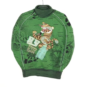 Custo Barcelona Women's M Turtle Neck Strength Of The Tiger Embroidered Vest - Picture 1 of 8