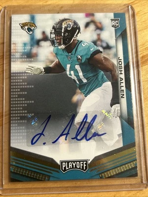 2019 Panini Playoff - Rookie Autographs Josh Hines-Allen #266 Red Zone Autograph - Image 1 of 2