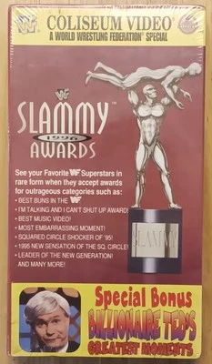 WWF 1996 Slammy Awards Vince McMahon Jerry Lawler Bret Hart Undertaker Sunny VHS - Image 1 of 3
