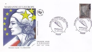 FRANCE 2008 FDC SALON DU TIMBRE ET DE L'ECRIT YT 4242 - Imagen 1 de 1