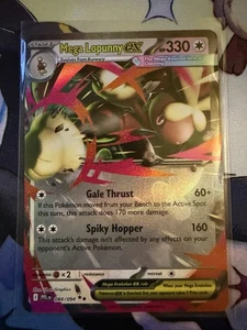 Pokemon Mega Lopunny ex 084/094 Me02: Phantasmal Flames Double Rare Holo - Picture 1 of 1