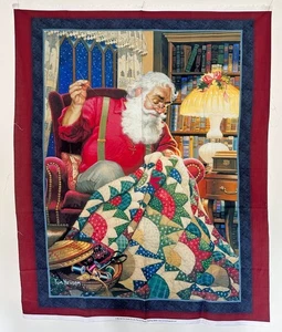 Quilten Santa Digital Quilt Panel - Marshall Dry Goods Co - Bild 1 von 5