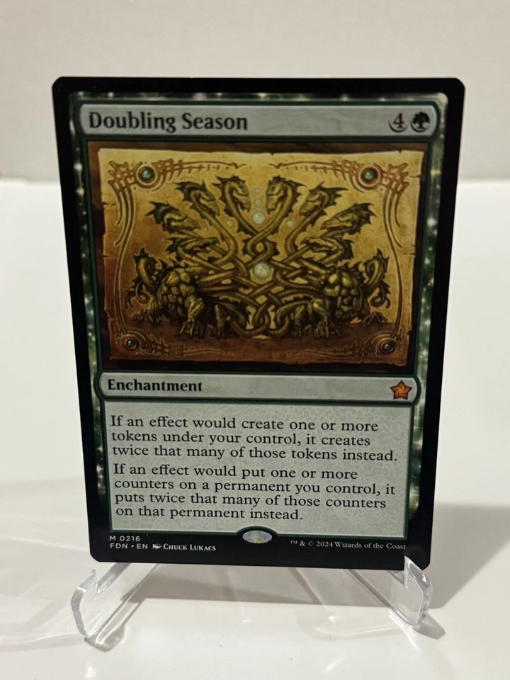 Doubling Season Foundations NM/M Regular MTG FDN 216 - Image 1 of 1