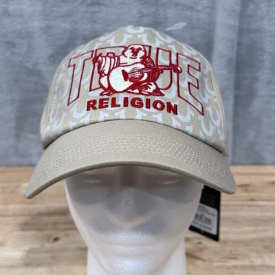 Gorra de béisbol True Religion estilo TR3009 OS espalda a presión color travertino Foto 1 de 4