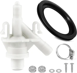 Kit de válvula de agua Dometic 385311641 genuino OEM con sujetadores de abrazadera de manguera ENVÍO GRATUITO - Imagen 1 de 4