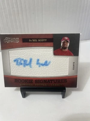 2011 Panini T Treasures - Rookie Signatures Da'Rel Scott Silver /189 (RC) - Image 1 of 3