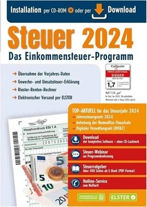 Aldi Steuer 2024 Einkommenssteuer Steuererklärung 24 Stunden E-Mail Versand! - Photo 1/1