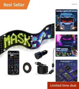 LED Anzeigetafel flexibel Bluetooth Programmierbar  USB - Bild 1 von 12