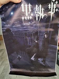 Black Butler Kuroshitsuji Sebastian Ciel Leinwandposter Animeposter - Bild 1 von 4