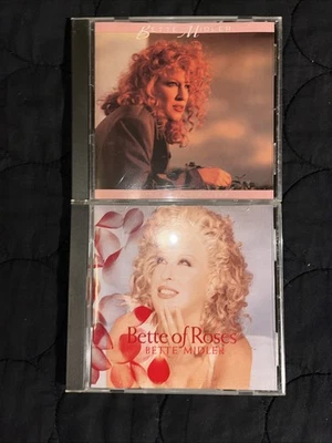 Bette Midler Lot 2 CD Some People’s Lives 1990 Bette Of Roses 1995 Atlantic - Image 1 of 3