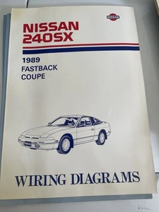 Factory wiring manual for 1989 Nissan 240 SX Fast Back And Coupe LE/SE - Picture 1 of 11