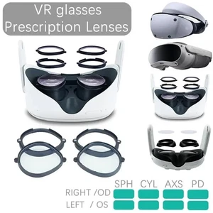 VR Lenses for Oculus Quest 2 Quest 3 Quest 3S Myopia for PS VR2 Prescription - Picture 1 of 30