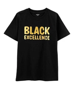 Carter's Kid Black 'Black Excellence' Tee 14A - Picture 1 of 1