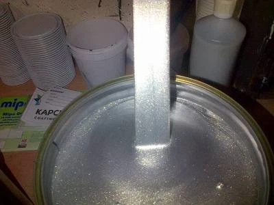 APS 1L Candy Glitter Silver Solvent Basecoat Paint high sparkle metallic, car paint