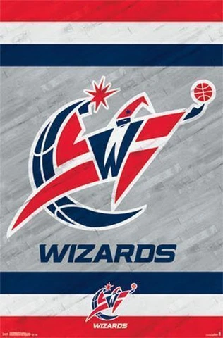 WASHINGTON WIZARDS - 2014 LOGO POSTER - 22x34 NBA BASKETBALL 13778 Cover